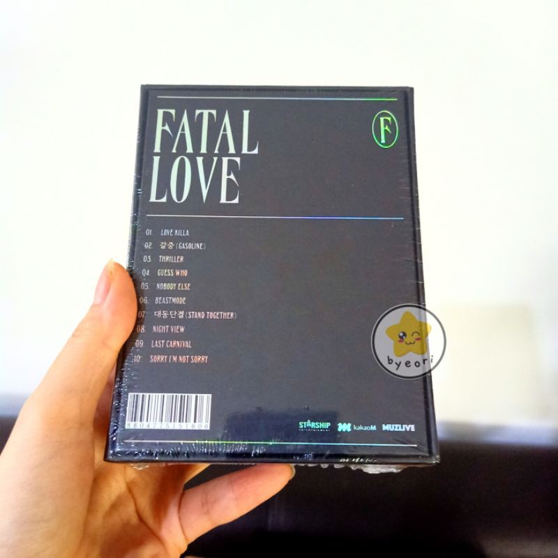 READY STOCK MONSTA X ALBUM FATAL LOVE AIR KIT KIHNO ALBUM SEALED + FREEBIES