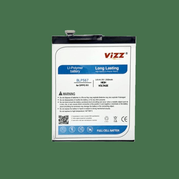Vizz Baterai OPPO0 BLP567 Baterai R1 BLP 567 Original