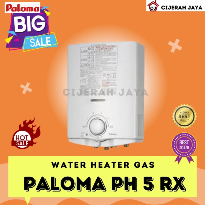 {elekstore} Pemanas Air Gas Paloma - Water Heather Gas Paloma PH5RX Berkualitas