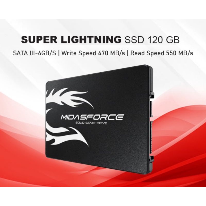 MIDASFORCE SUPER LiGHTNING SSD 120GB 128GB 240GB 256GB 512GB