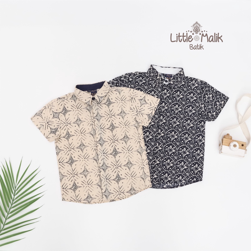 Kemeja Batik Anak, Lenga Pendek  By Little Malik Batik, Batik Cap SOLO