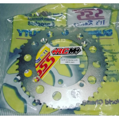 GER GIR GEAR BELAKANG KLX150 KLX 150 DTRACKER 428X46T 428X47 428X48 428X40 428 X 40T 46T 47T 48T 46 47 48 T 40 T ORI ORIGINAL SSS ASLI