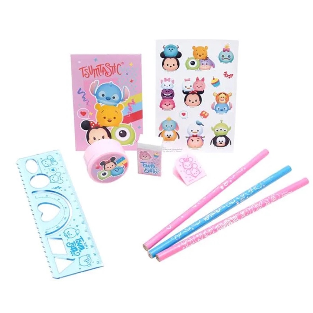 

Disney Tsum Tsum Tastic Value Pack TS-TSST202 Paket Alat Tulis Set Karakter Disney