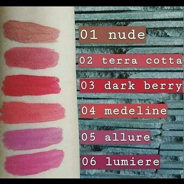 Implora Urban Lip Cream Matte 01- 12 / Implora Lip Velvet Ready Stock!!