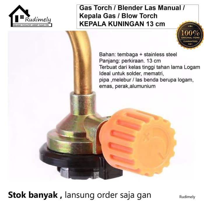 Kepala GasBlow TorchBlender Alat Las Torch Micro Torch Manual