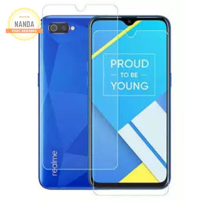TEMPERED GLASS | TG KACA ANTI GORES SCREEN GUARD PROTECTOR REALME C2 PELINDUNG HP LAYAR HP REALME C2