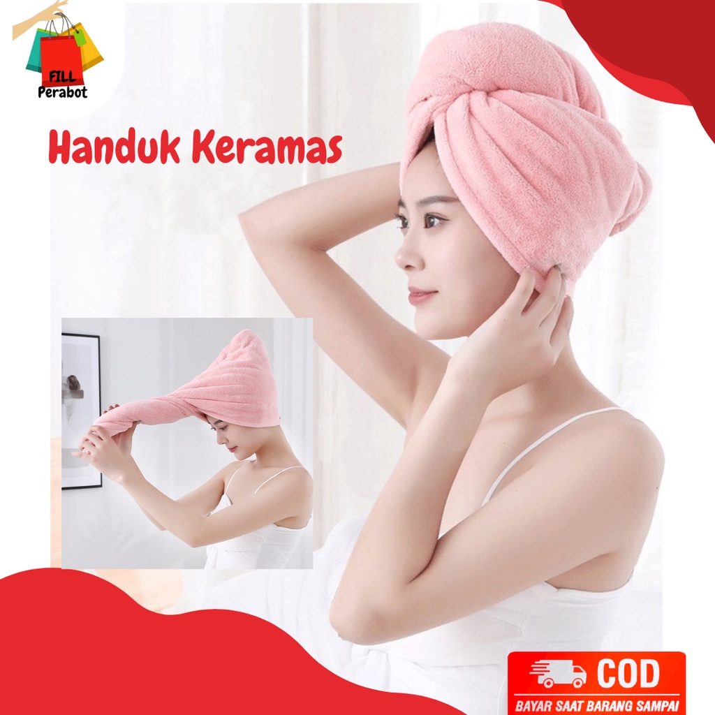 HANDUK KERAMAS / HANDUK RAMBUT / HANDUK KERAMAS RAMBUT / HANDUK MICROFIBER / HANDUK RAMBUT KERAMAS