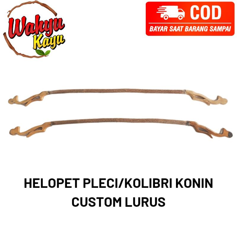 TANGKRINGAN PLECI HELOPET / KOLIBRI NINJA KONIN SOGON CIBLEK CUSTOM model LURUS