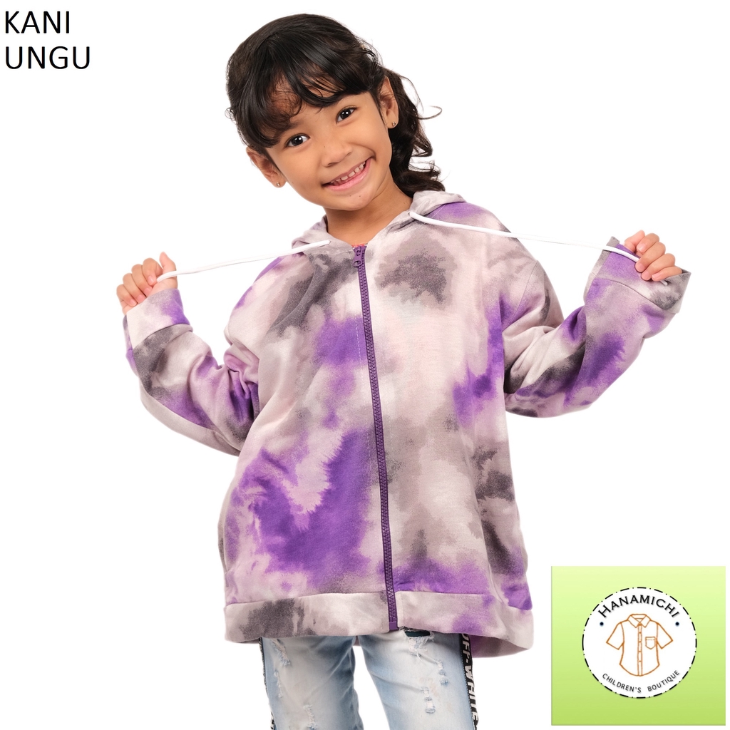 Hanamichi KANI Hoodie Anak Lengan Panjang