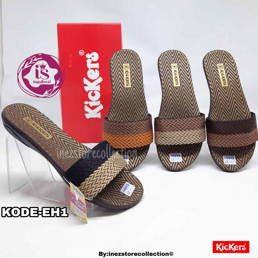 SANDAL SLOP WANITA KICKERS KODE EH1 MURAH BERKUALITAS