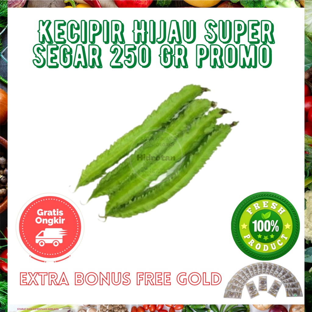 Jual Kecipir 250 Gr Makanan Sayuran Segar Paket Combo Fresh Murah