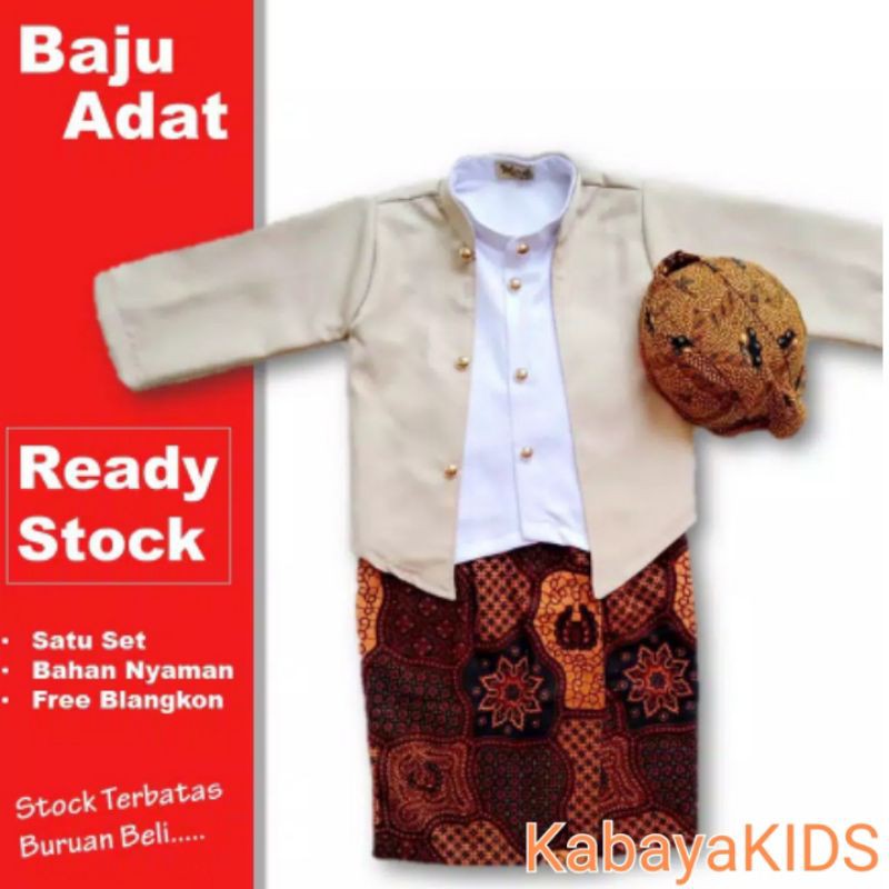Beskap Anak dan Beskap Bayi/ Baju Dalang