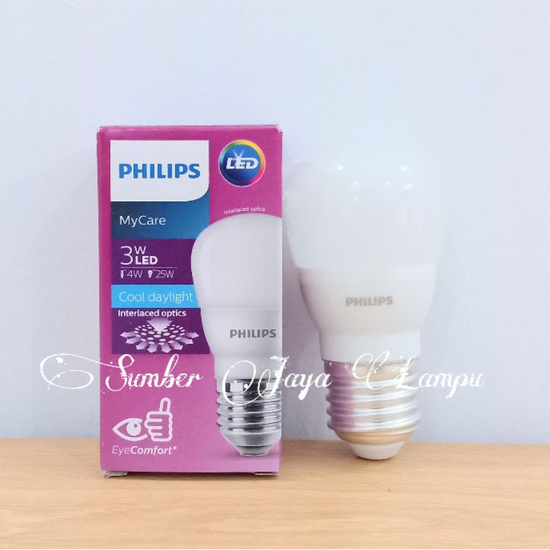 Lampu LED Philips MyCare 3 Watt Cahaya Putih