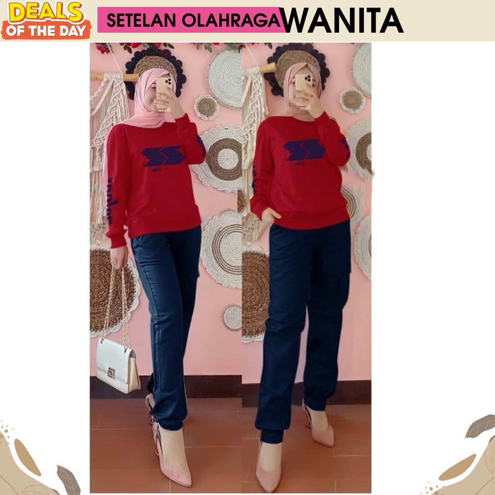 Setelan Tunik Goes Setelan Olahraga Tsabita Bullin NABILA SET BIG SIZE GAGIL KAOS BAJU CELANA TRAIN