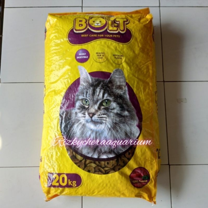 Makanan Kucing BOLD Tuna 20 Kg bentuk donat