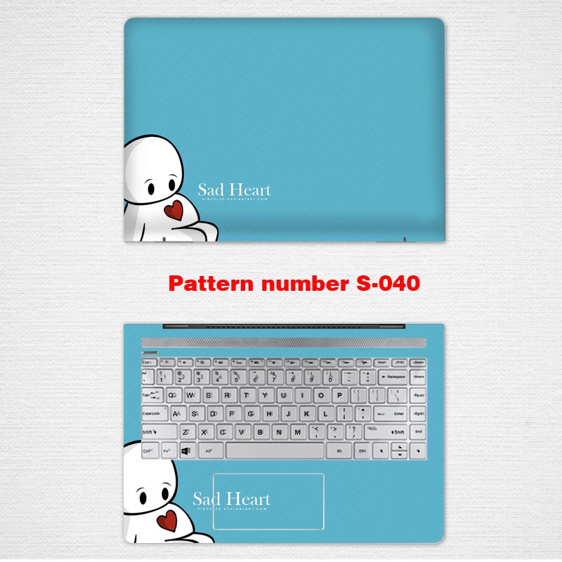 Stiker Skin Vinyl 2 Sisi Motif Kartun Untuk Laptop 11 / 12 / 13 / 14 / 15 / 17 Inch Lenovo R7000P R9000P ideapad 15sITL X221 250kl