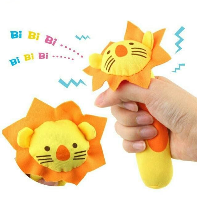 Rattle Stick Baby Animal - Mainan Bayi Rattle