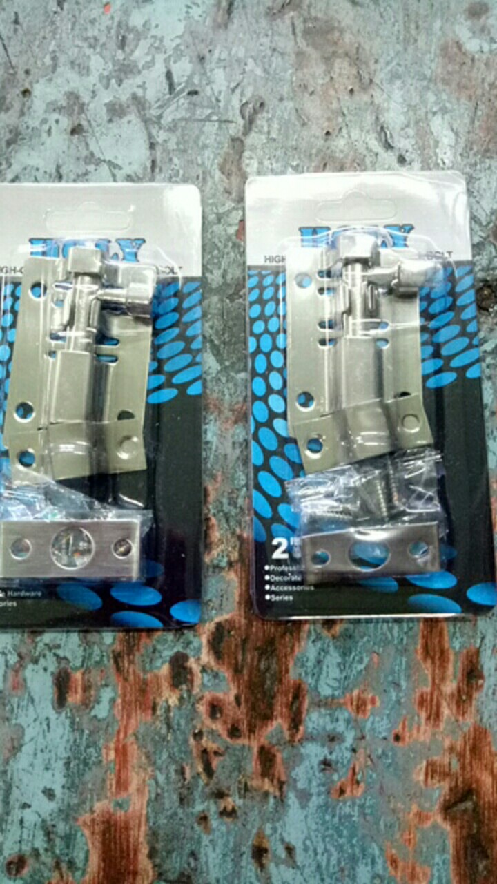 Hl Grendel Stainless Steel 2 Inch 5cm / Grendel Jendela / Selot Slot Pintu