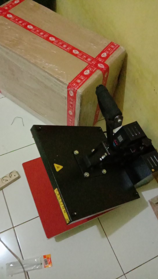 Mesin Press Kaos 38x38 Cm 900 Watt Press Baju Heat Press 38 X 38