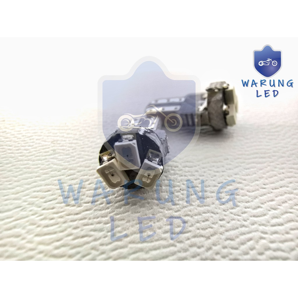 Lampu LED Speedometer Motor Mobil T5 3 Titik Luminos 9nine asli (SET)-2
