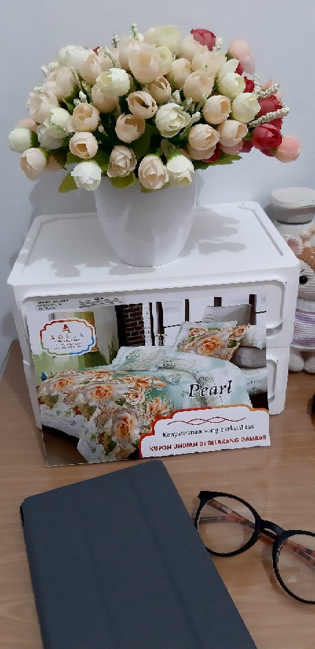 Raishacollection (termurahhh) Bedcover Adela Uk. Single 120x200 Cm