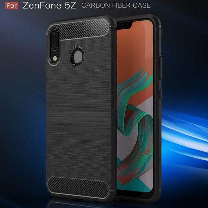 CASE ASUS ZENFONE 5 - 5Z ZE620KL ZS620KL CARBON TPU COVER FIBER LINE