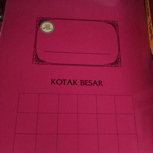 

Buku kotak besar AA 38 lembar