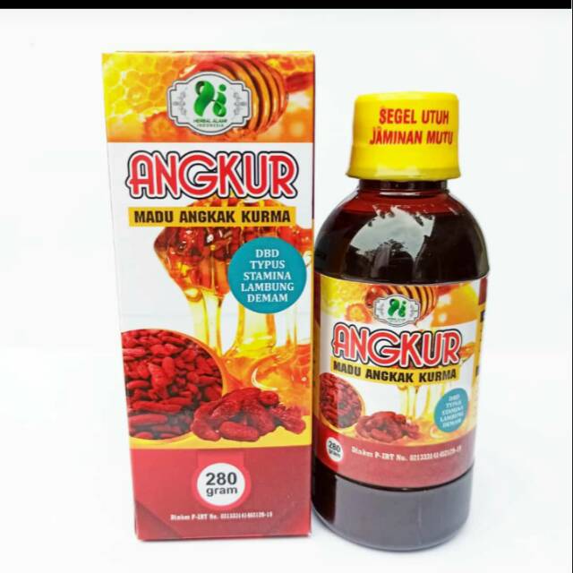 

ANGKUR ( madu angkak kurma ) / PRIMAKUR , madu angkak kurma propolis lumbricus