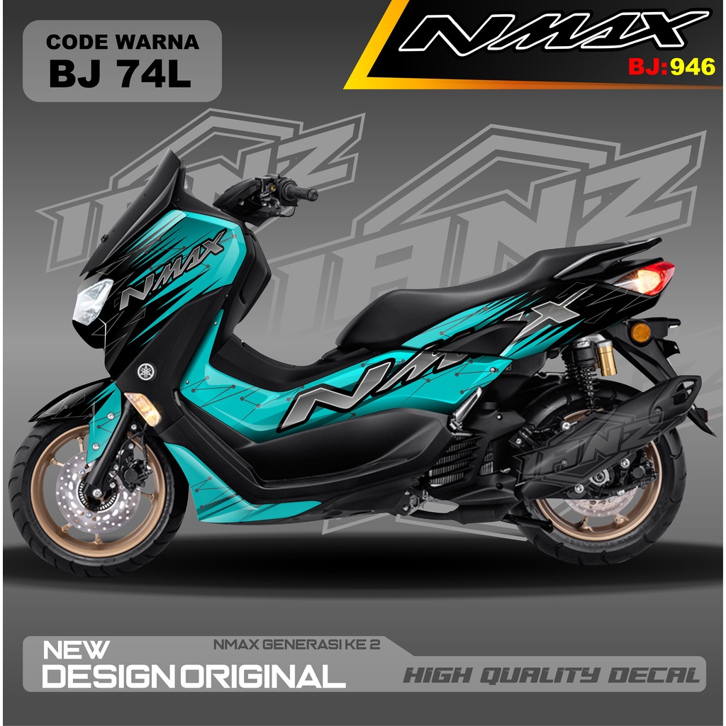 VARIASI STICKER NMAX FULL BLOK BODI MOTOR / DECAL FULL BODY NMAX / DECAL STIKER FULL BODY NMAX / STIKER DECAL NMAX TERBARU