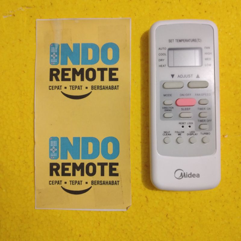 REMOTE AC MIDEA R51I19/BGE ORIGINAL