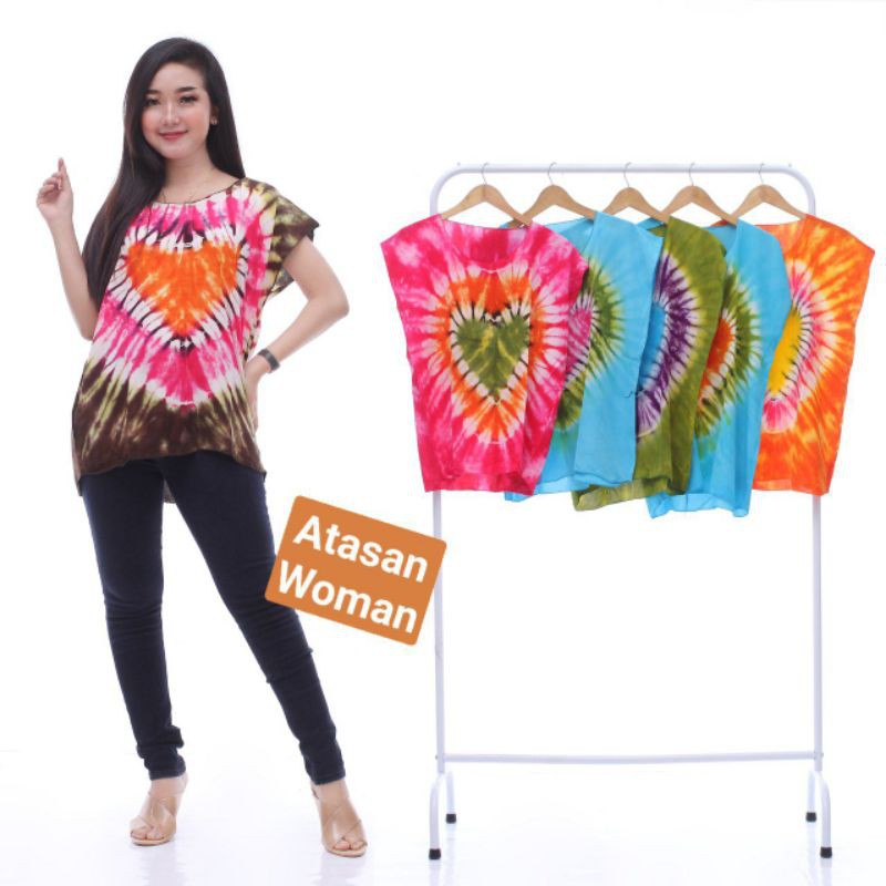 KAOS MIDi PELANGI I LOVE/BAJU  ATASN WANITA  KHAS BALI