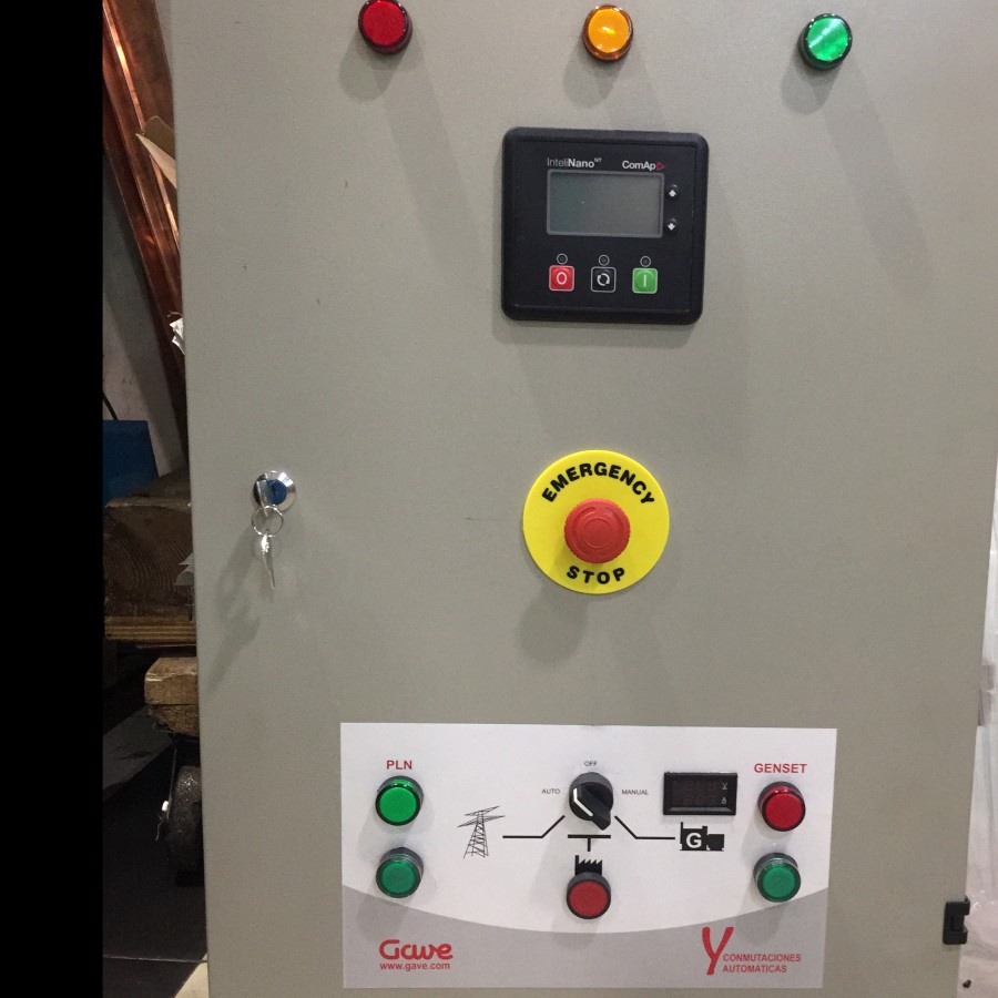 Panel Genset ATS AMF 33 kVA 3phase tanpa charger