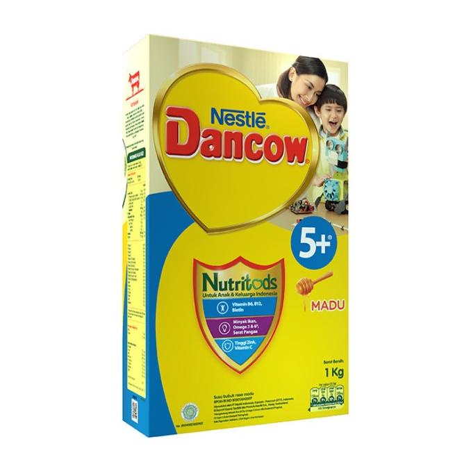 

BISA COD Dancow 5+ (5-12 Tahun) Susu Rasa Madu Box 1000g (1kg)