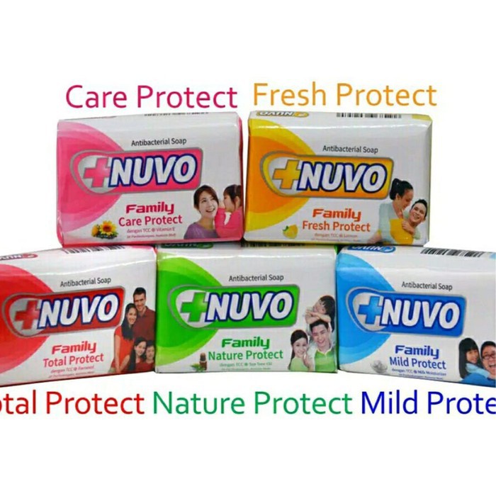 Nuvo Family Soap Bar Sabun Mandi Batang 76gr