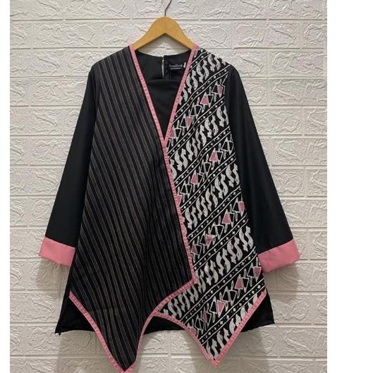 blus kombinasi batik cap ( B 01) by positive boutique