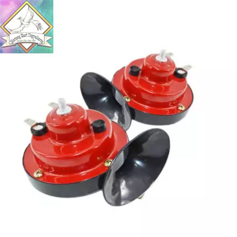 Klakson Keong Dobel Waterproof Anti Air 12V Dan 24V