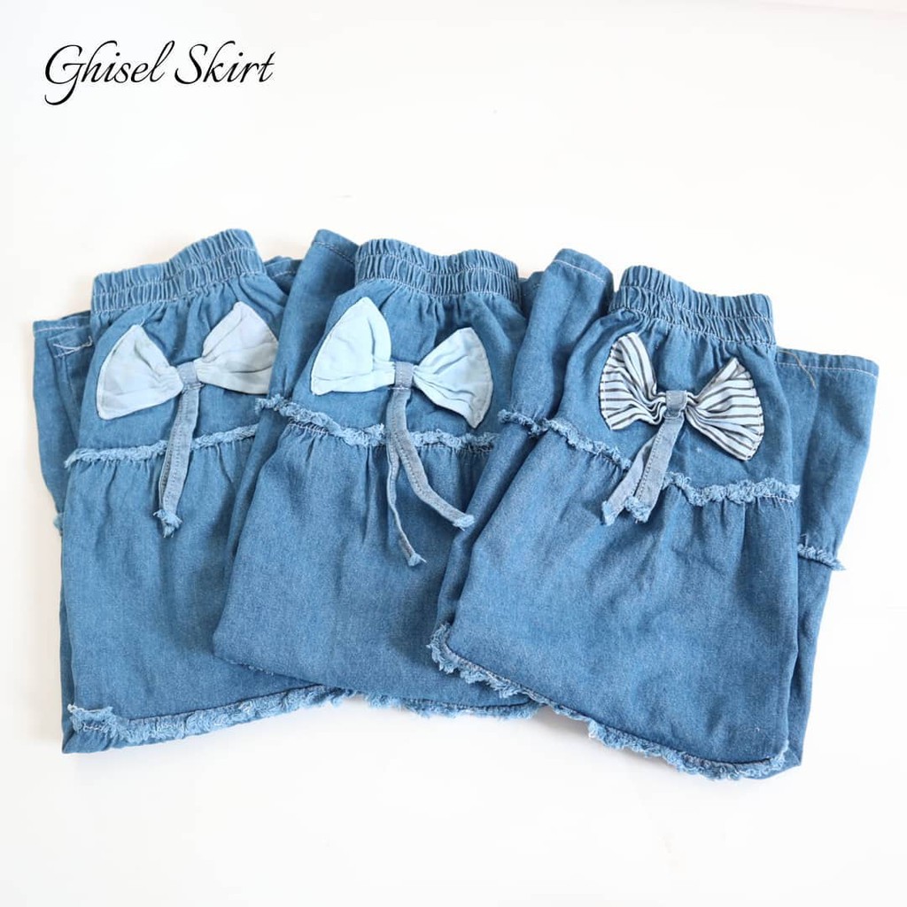 ROK PANJANG JEANS ROK PANJANG ANAK PEREMPUAN 1-8 th Rok Panjang Anak