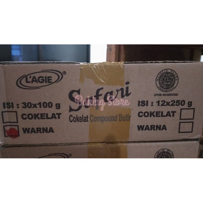 Safari Mesis Butiran Warna Safari 30x100gr - Gosend Only!!