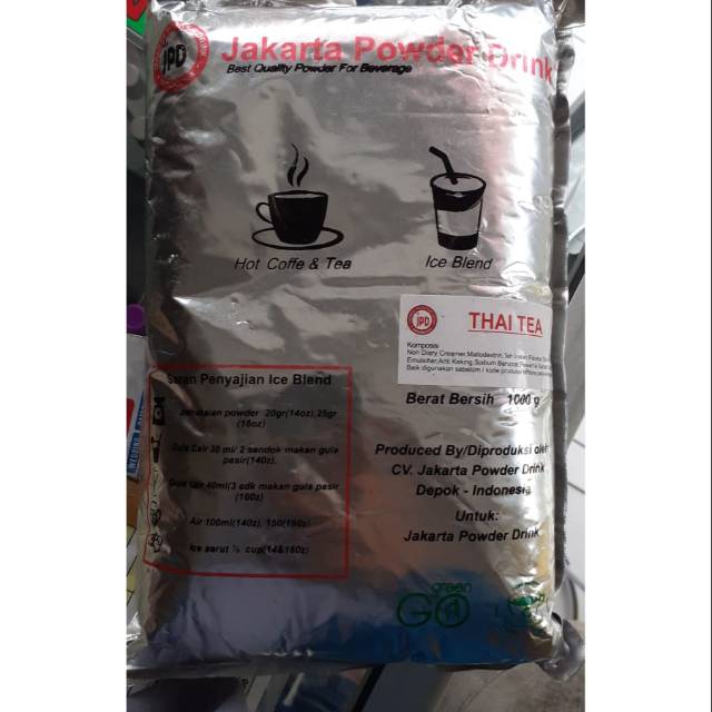 

thai tea jakarta powder drink