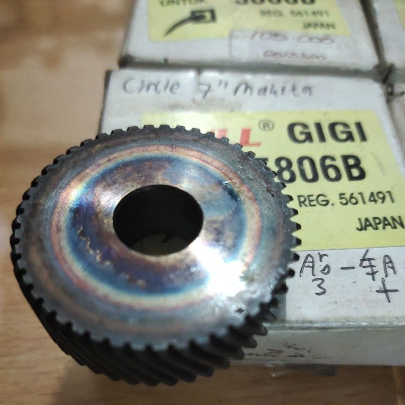 Helical Gear ⚙️ 5806B BULL • GENUINE PARTS ☑️ Gir / Gigi Nanas Gergaji Listrik ⚡ / Electric Circle /