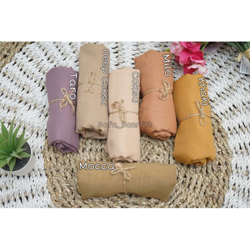 POLYCOTTON SQUARE PREMIUM // BELLA SQUARE PREMIUM PART 1 || EXCLUSIVE HIJAB-4