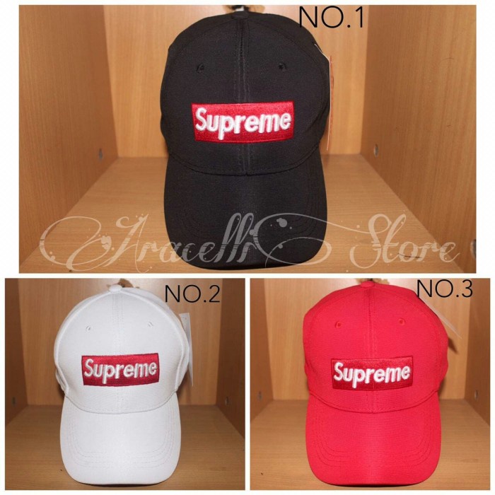 Topi Pria Topi Supreme Baseball Caps Import Premium Quality Murah Pria Wanita(F0J8) Topi Pria Dewasa