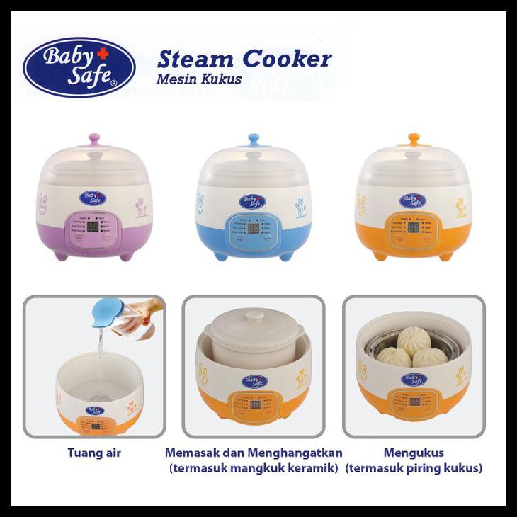 BABY SAFE - DIGITAL STEAM COOKER LB010 / MESIN KUKUS MPASI BAYI