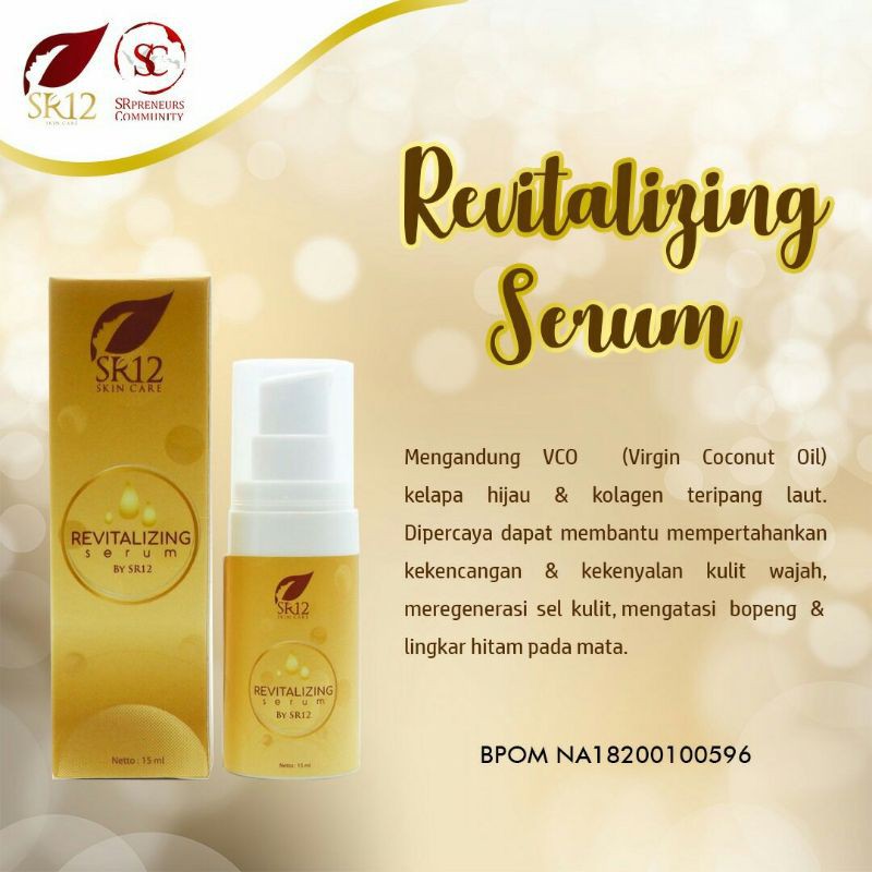 Revitalizing Serum SR12 / Serum Revitalizing/ Serum Mata Panda
