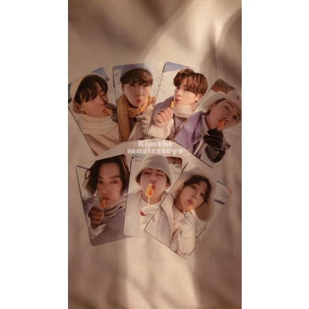 PHOTOCARD PC BTS REPLIKA WINTER PACKAGE 2021 LOOK LIKE OFFICIAL