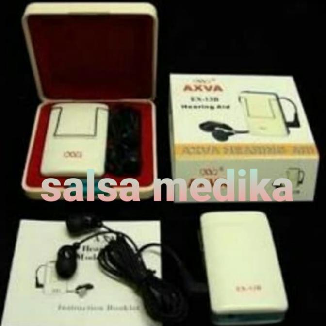 Hearing Aid Axva13B/Alat Bantu Dengar Axva 2 Kabel