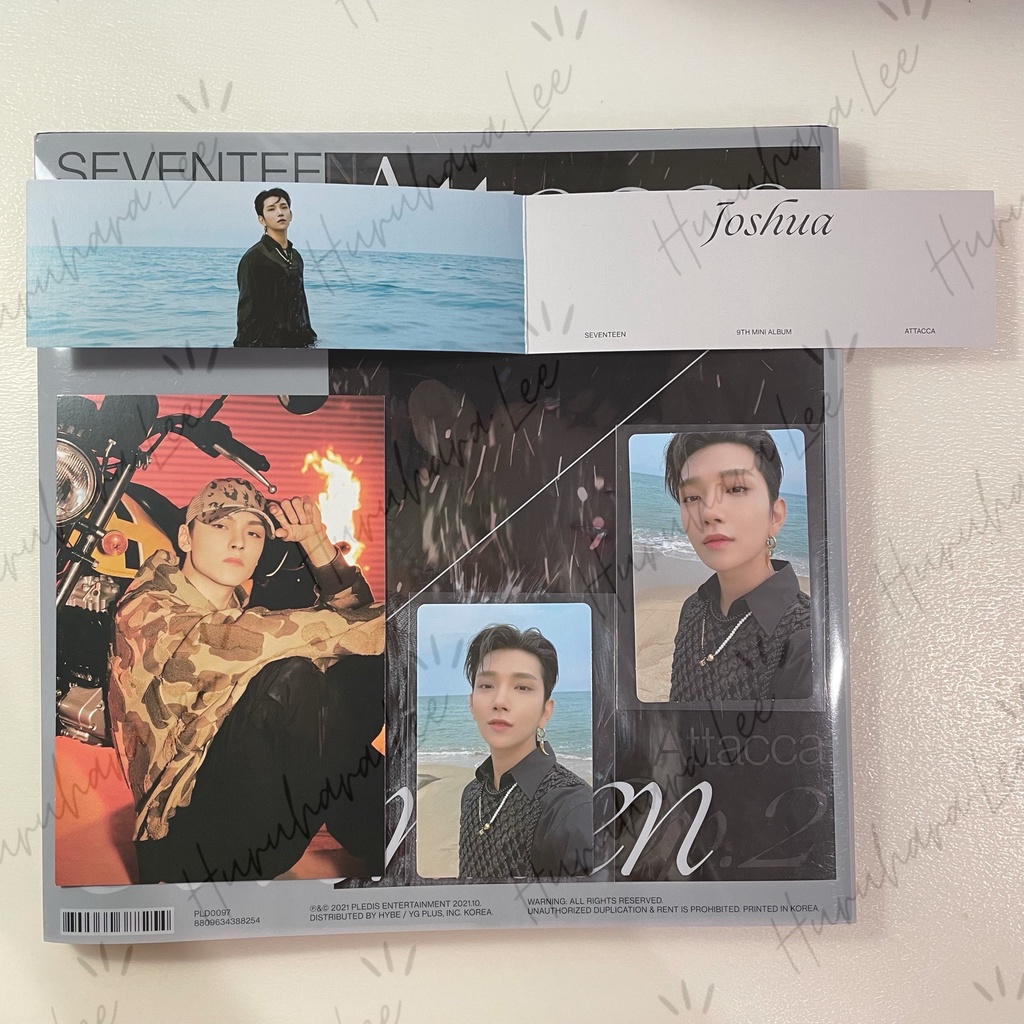 [READY STOCK] ALBUM UNSEALED SEVENTEEN ATTACCA OP2 SET PC JOSHUA POSTCARD VERNON PB HIPHOP