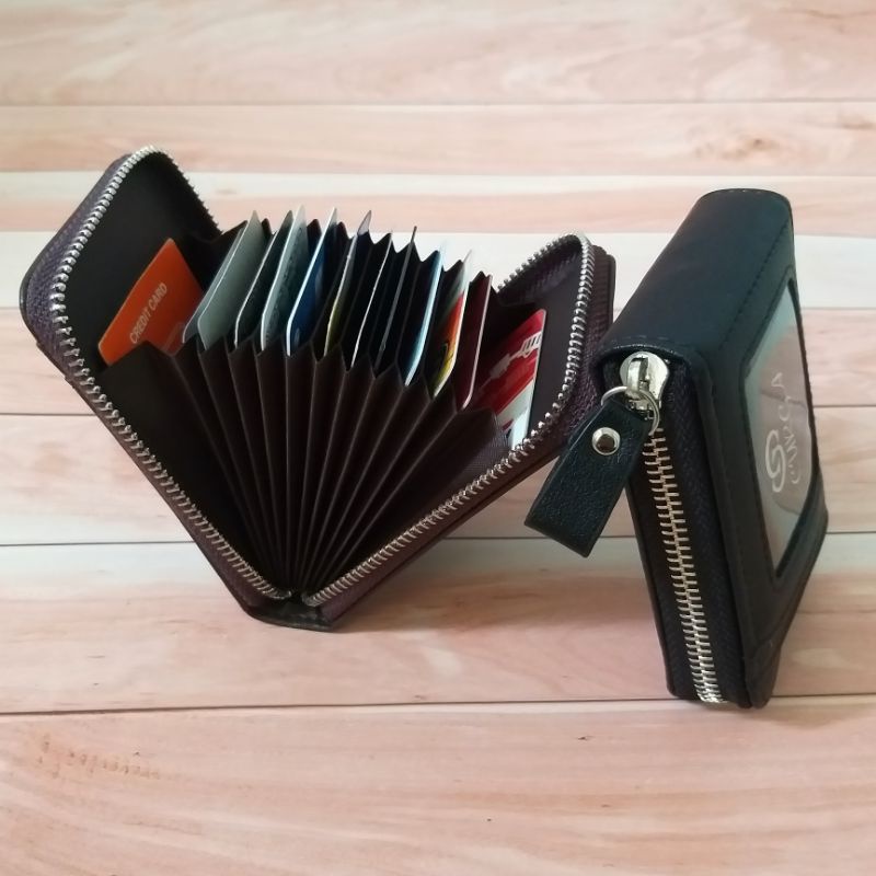 Dompet Kartu Card/ Dompet Atm/ Tempat kartu Resleting Full