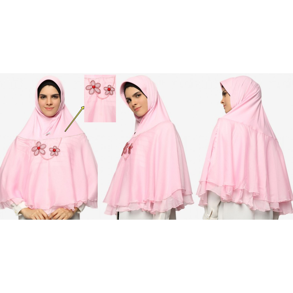 ALIFA SHAHNAZ / Jilbab Pesta Kerudung Hijab Instan Panjang
