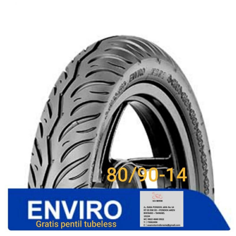BAN TUBELESS IRC ENVIRO 80/90-14